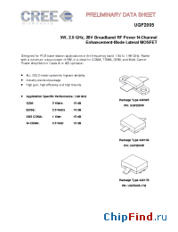 Datasheet UGF2005 manufacturer Cree